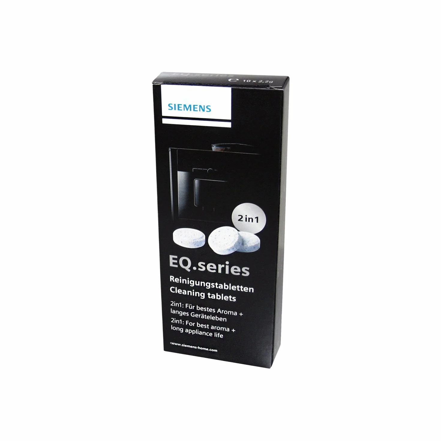 8 x tabletki czyszczące SIEMENS (TZ80001) + 8 x tabletki odkamieniające SIEMENS (TZ80002)