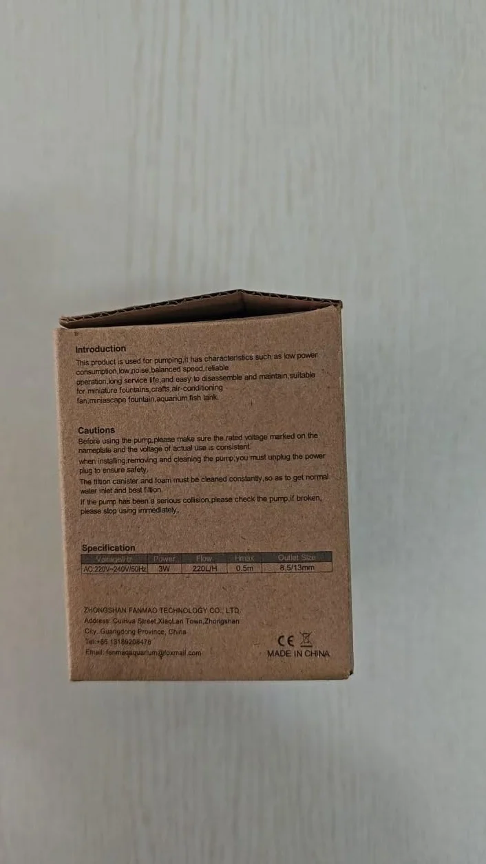 Pompy wodne (1200 l/h, 25 W) do akwariów, stawu, studni, hydroponiki, akwarium, pompa głębinowa do stawu, studni, EB305