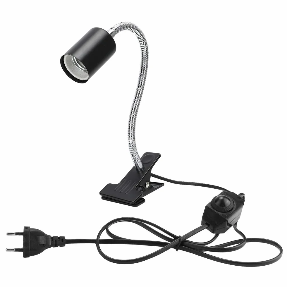 Oprawka do terrarium Lampa grzewcza żółwia Zaciskowa Obrotowa 360° dla gadów akwariowych