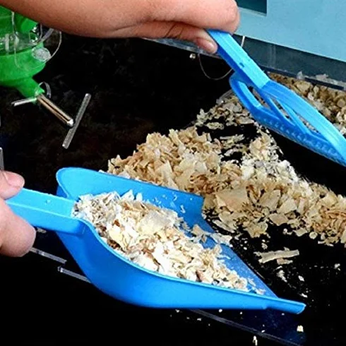 Mini szufelka i zestaw szczotek do zabawek świnki morskiej, akcesoria do czyszczenia chomika jeża, mała miotła i kurz do kurzu