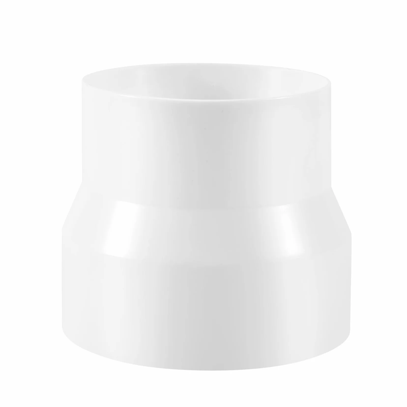 Reduktor wentylacyjnych, adapter do kanałów powietrznych, łącznik rurowy do systemu wentylacji Inline (110-100 mm)
