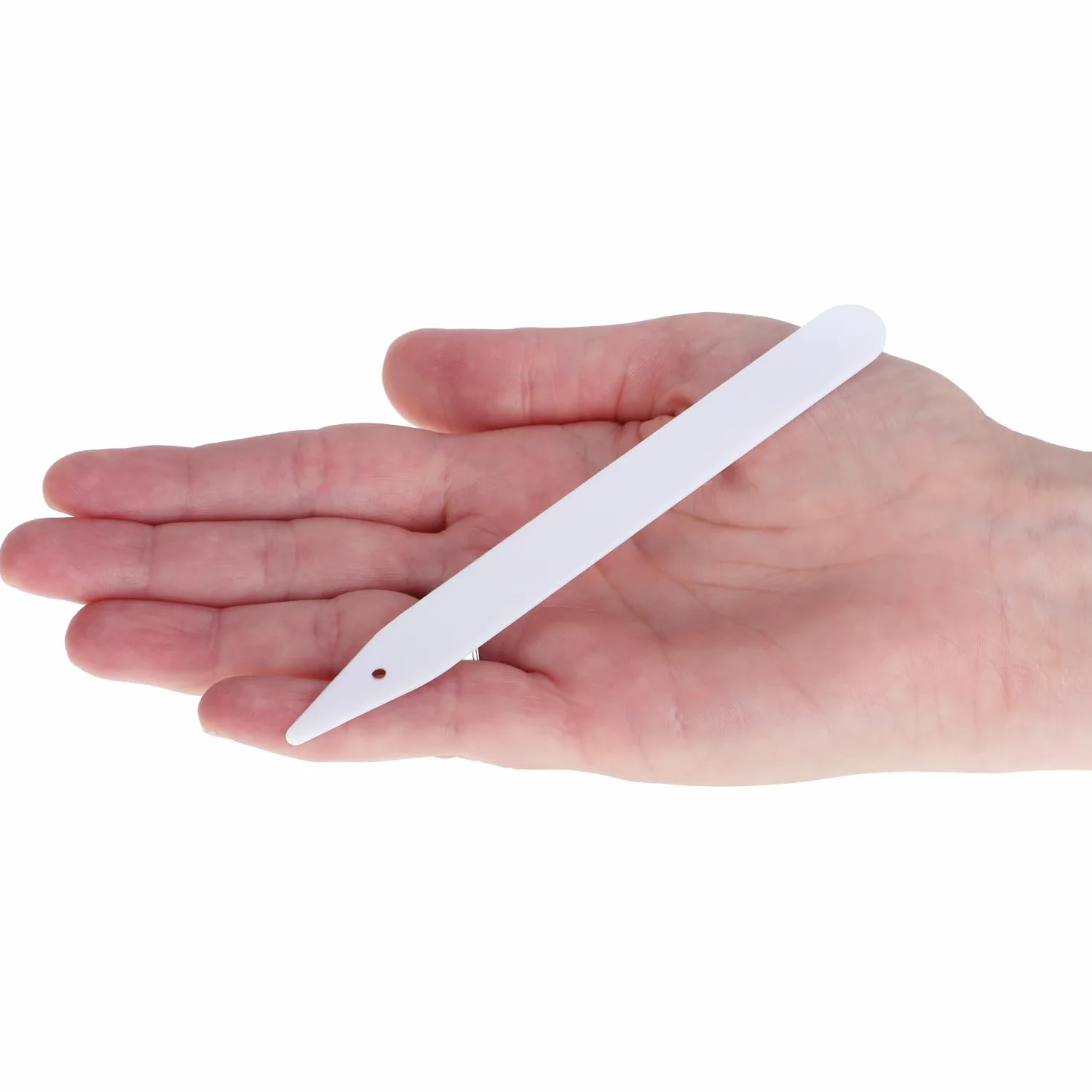 COM-FOUR® 200x tabliczki na rosliny z olówkiem - etykiety wtykowe 12 cm do pokojów, balkonów, ogrodów - wtyki do oznakowania roslin - wtyki uprawowe do grzadek i doniczek (200 sztuk - biale - 12cm)