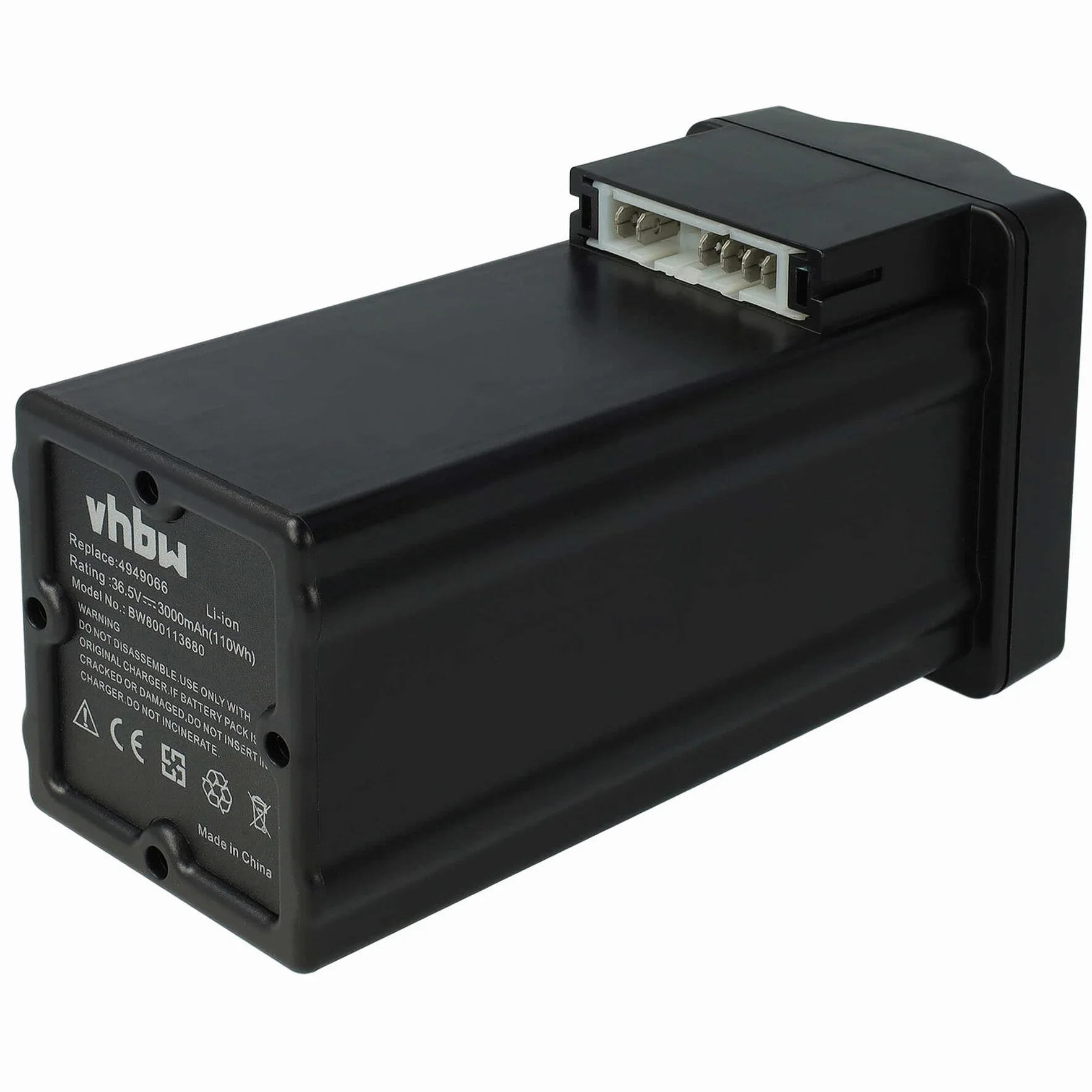 vhbw Akumulator kompatybilny z kosiarką Wolf Garten Power 37, 40, 34 (3000 mAh 36,5 V litowo-jonowa)