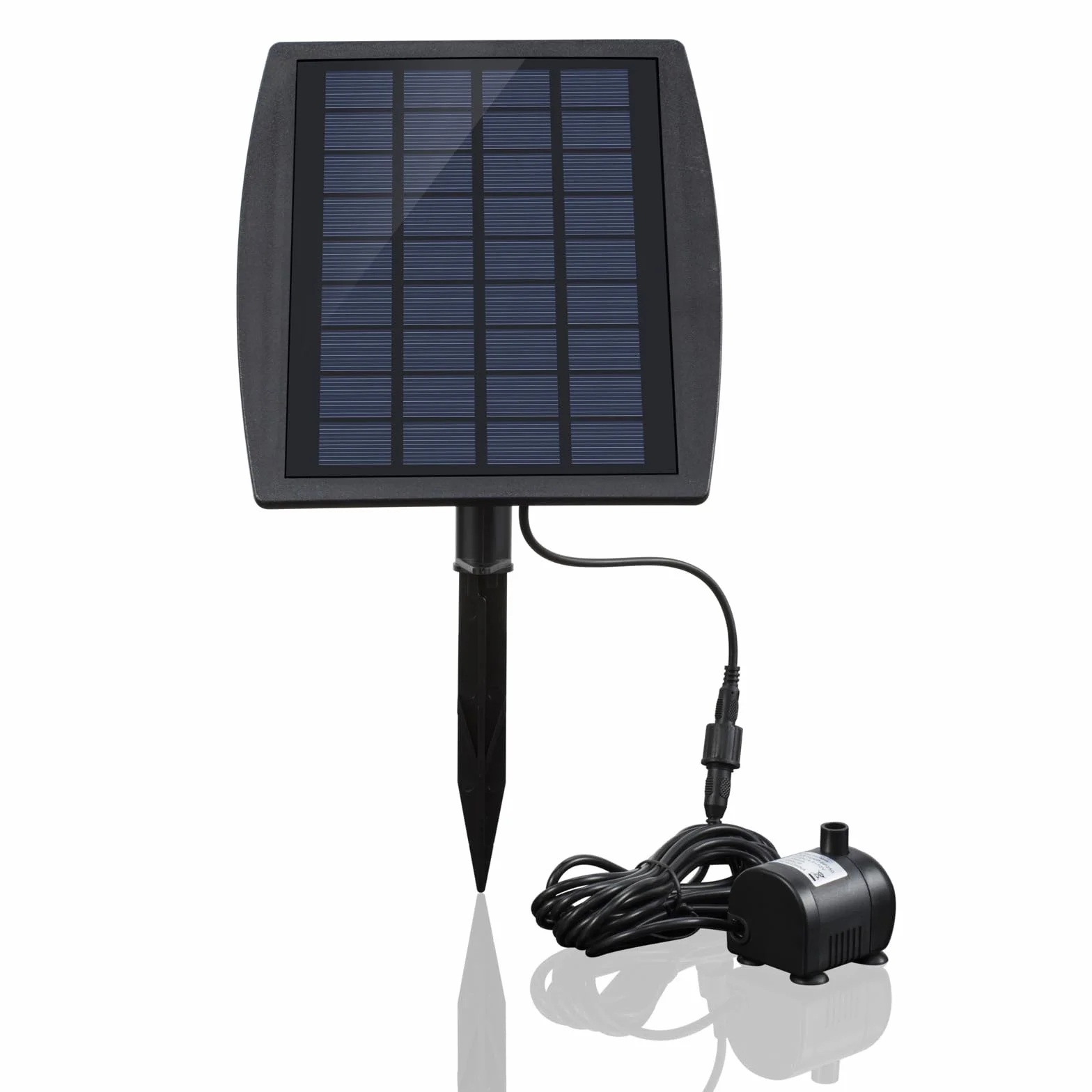 Solarna pompa fontannowa z panelem 2,5 W, fontanna dla ptaków, zestaw do stawu, na patio, ogród, dekoracja akwarium MY04