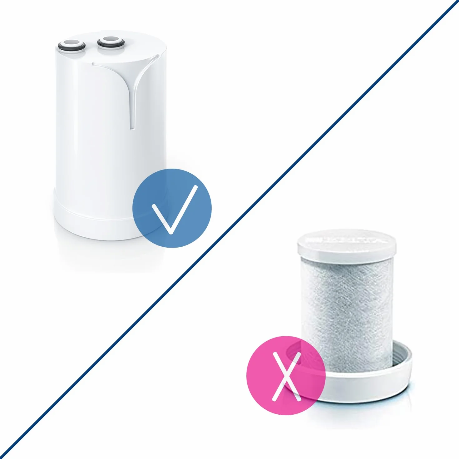 BRITA Filtr wody ON TAP Pro V-MF do kranu z 1 wkładem filtracyjnym (600l) - redukuje 99,99% bakterii, chloru, mikrotworzyw sztucznych i metali ciężkich /cyfrowy wyświetlacz LCD pokazuje pozostałą pojemność