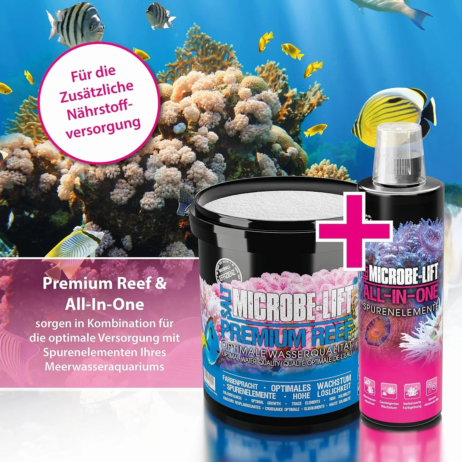 Microbe-Lift Sól Rafowa Premium do Akwarium, 10kg