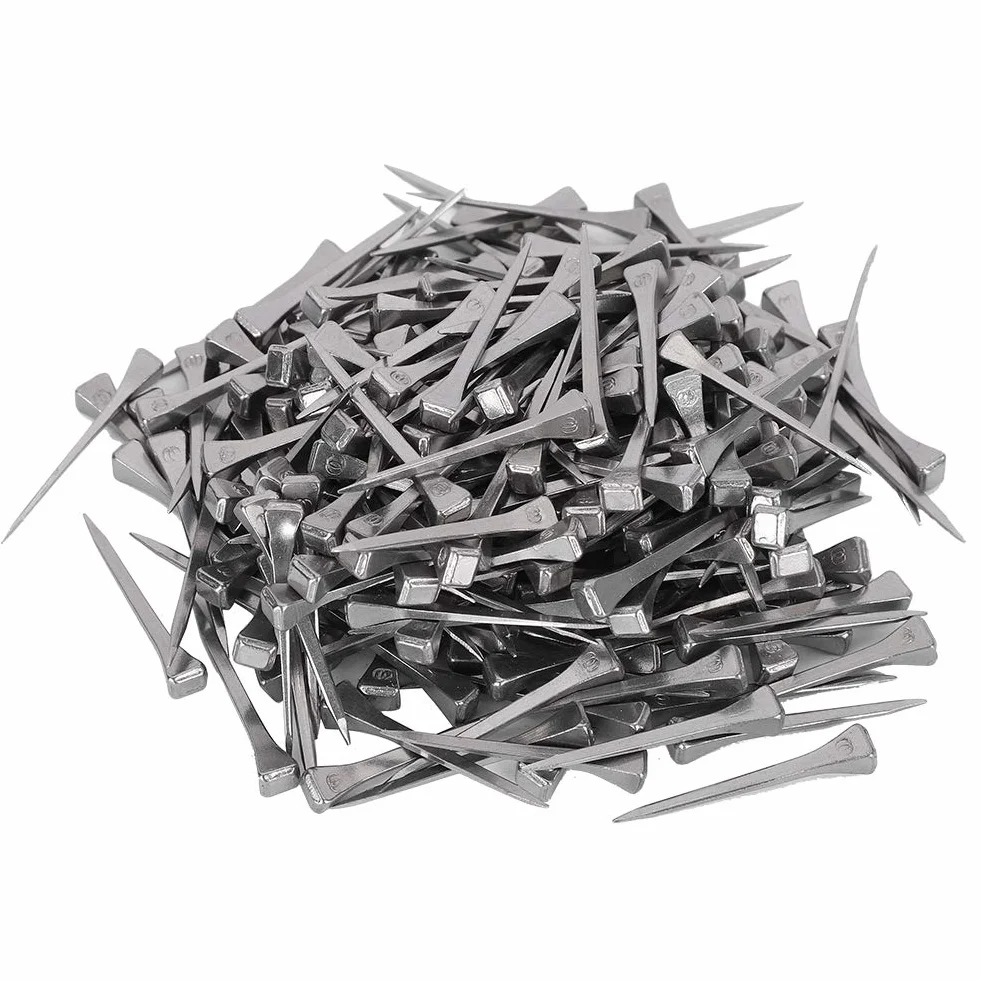 250 Sztuk 4.8CM Stal E4 Gwoździe Podkowa Gwoździe Podkowa Koń Narzędzie Sprzęt Akcesoria do Witraży i Wyścigów Konnych