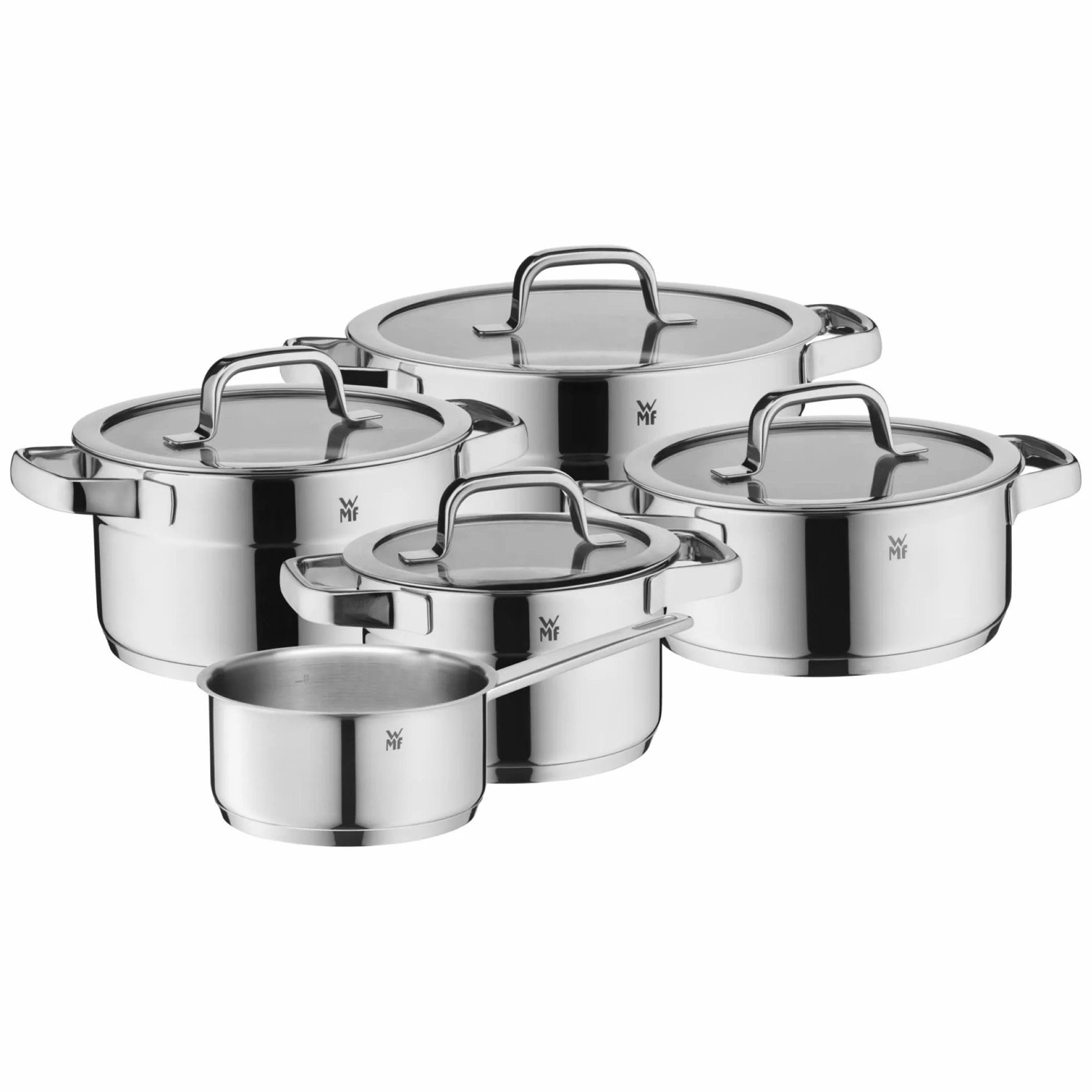Wmf Compact Cuisine Zestaw Garnków, Metal, Srebrny, 11 sztuk