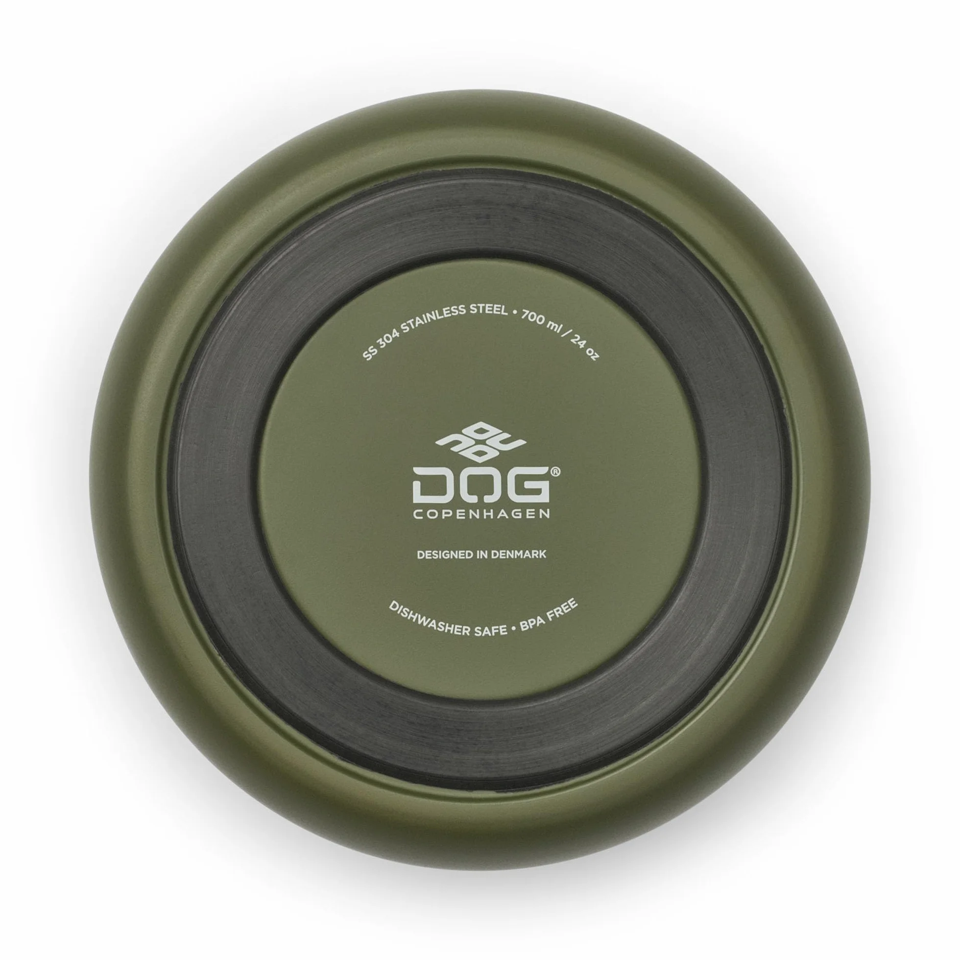 DOG Copenhagen Vega Bowl miska dla psa stal nierdzewna M/L zielony wyścigowy