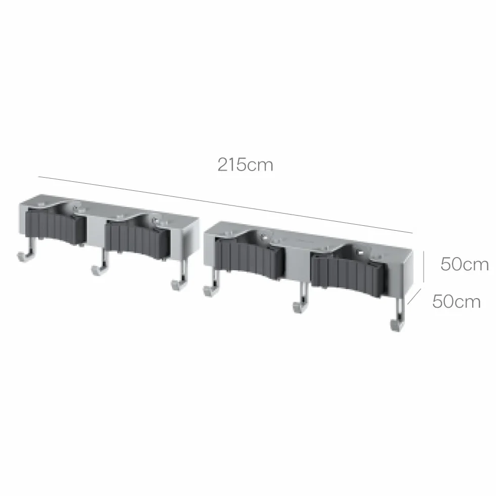 Metaltex 294900000 Hang-up 2 listwa zaciskowa do miotły