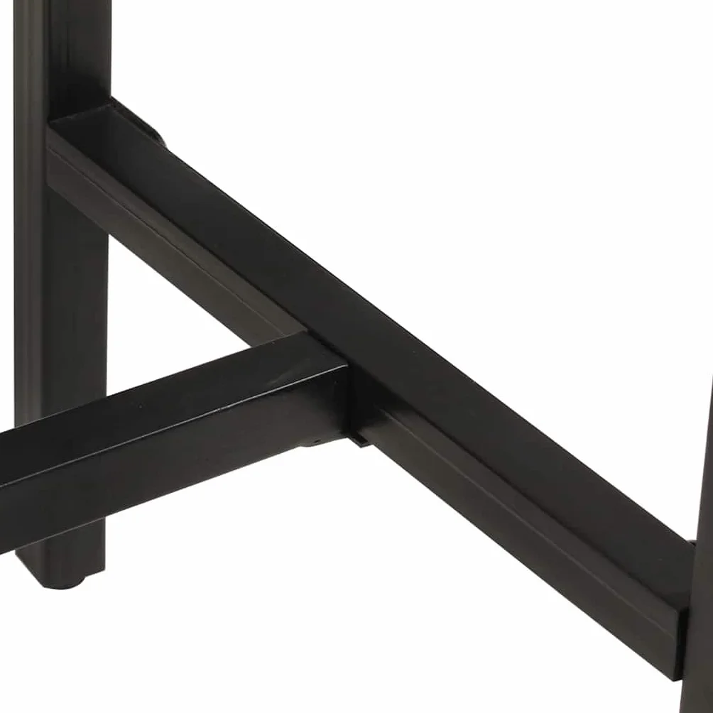 vidaXL Stolik barowy, 60x55x107 cm, surowe drewno mango