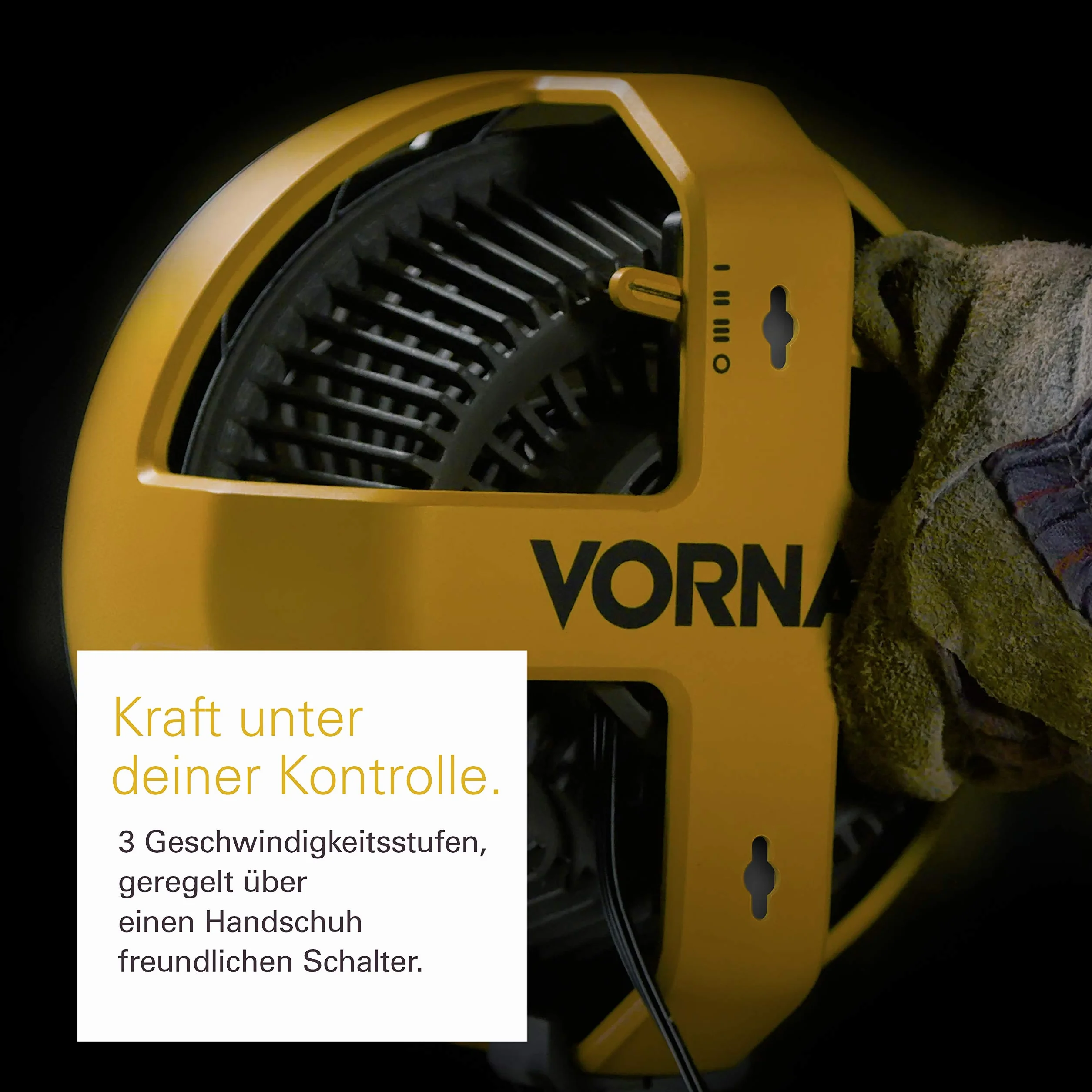Vornado EXO5 - wentylator na plac budowy i warsztatu - w zestawie uchwyt montażowy 46 dB - 38 W