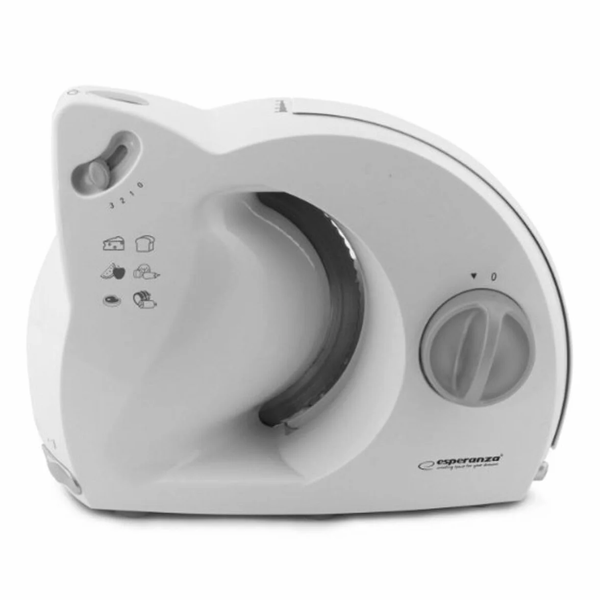 Esperanza EKM017W krajalnica elektryczna stal nierdzewna biała plastikowa stal nierdzewna 150 W