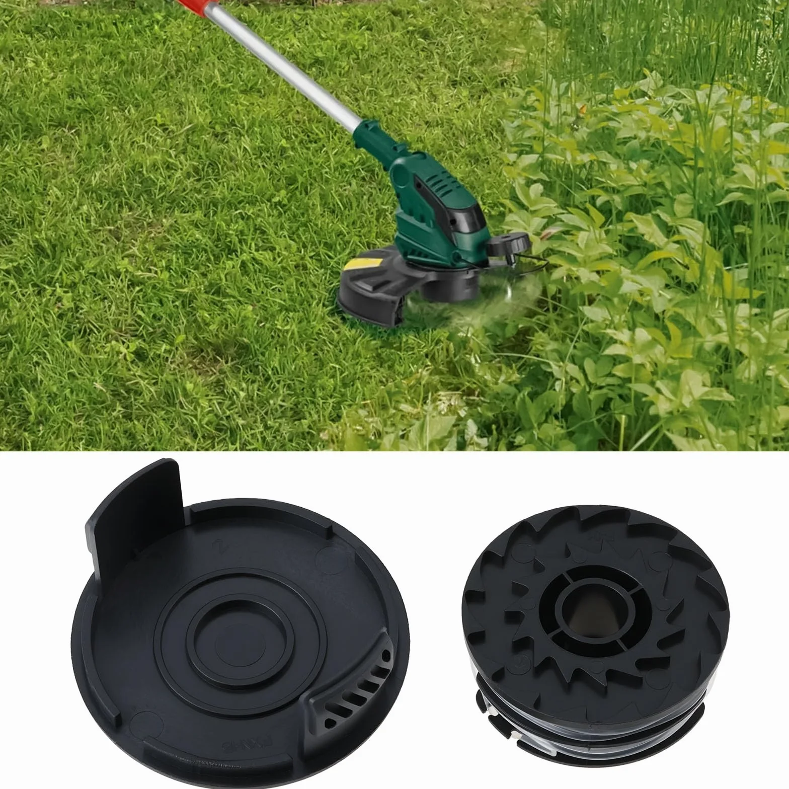 Zamiennik szpuli podkaszarki do trawy, kompatybilny z Parkside PRTA 20-Li A1 - IAN 311046 z żyłką 10 m