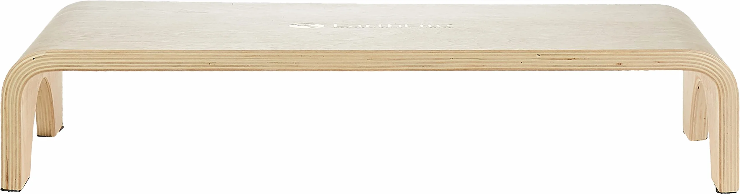 EARTHLITE Drewniany stołek Big Step – stopień/taboret z uszlachetnionego, zrównoważonego rozwoju drewna klonowego, wysoka jakość i stabilność (18 cm)
