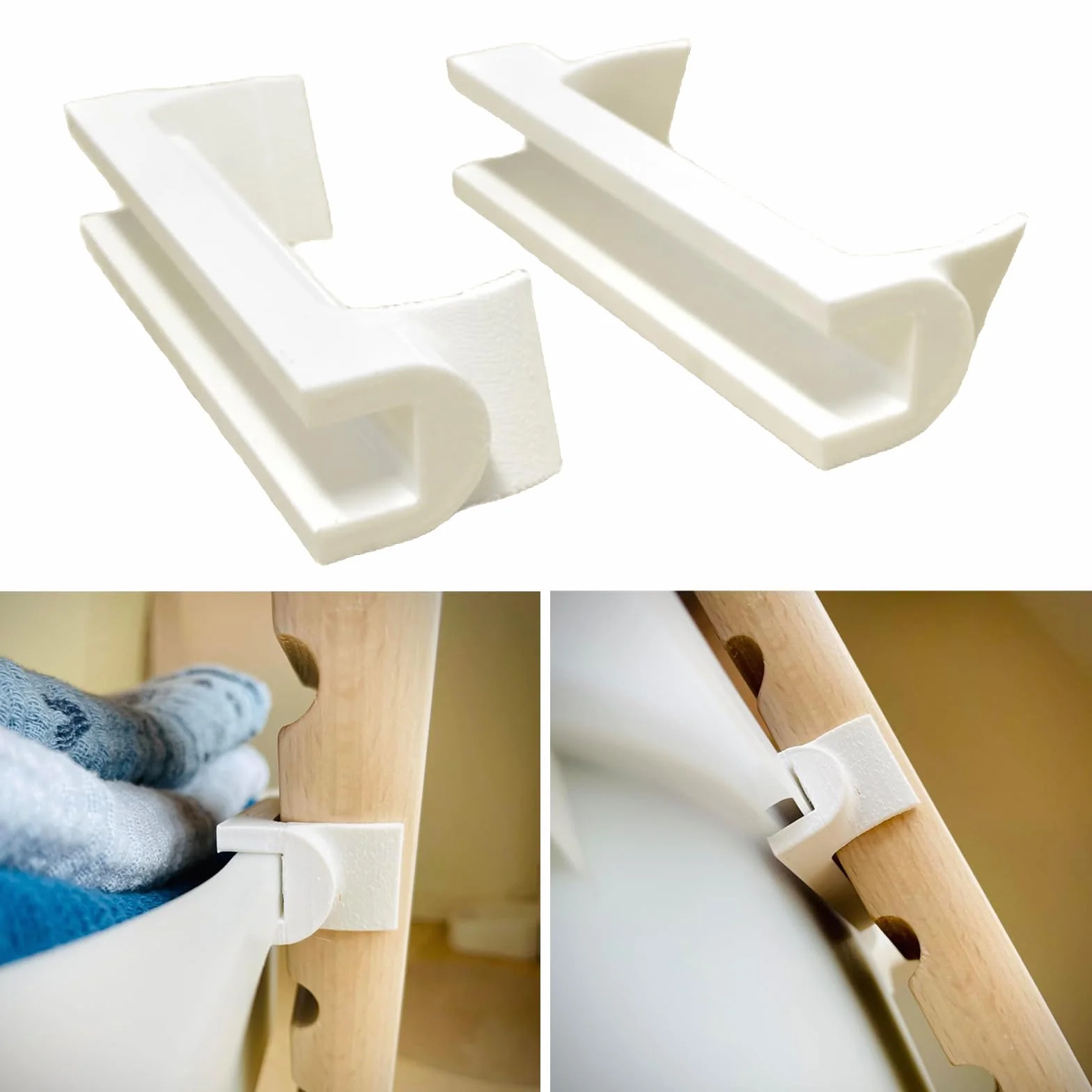 Generisch Adapter pasujący do Ikea Trofast Box, adapter kompatybilny z Stokke Tripp Trapp Trapp do wysokiego krzesła dziecięcego, akcesoria, mocowanie do wysokiego krzesła dla dzieci (używać z