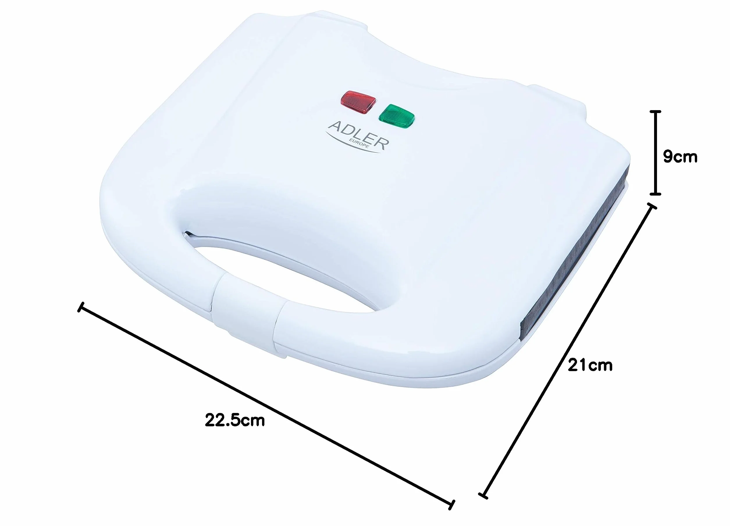 Adler gofrownica o mocy 700 W AD 311, biała