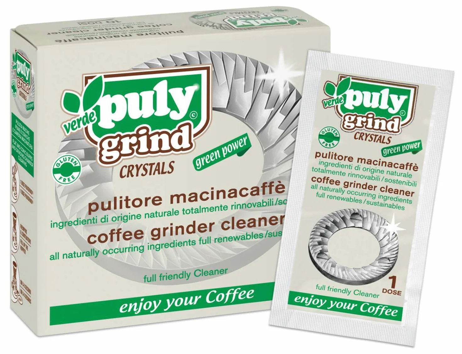 Puly Caff Grinder Cleaning Crystals 10 x 15 g