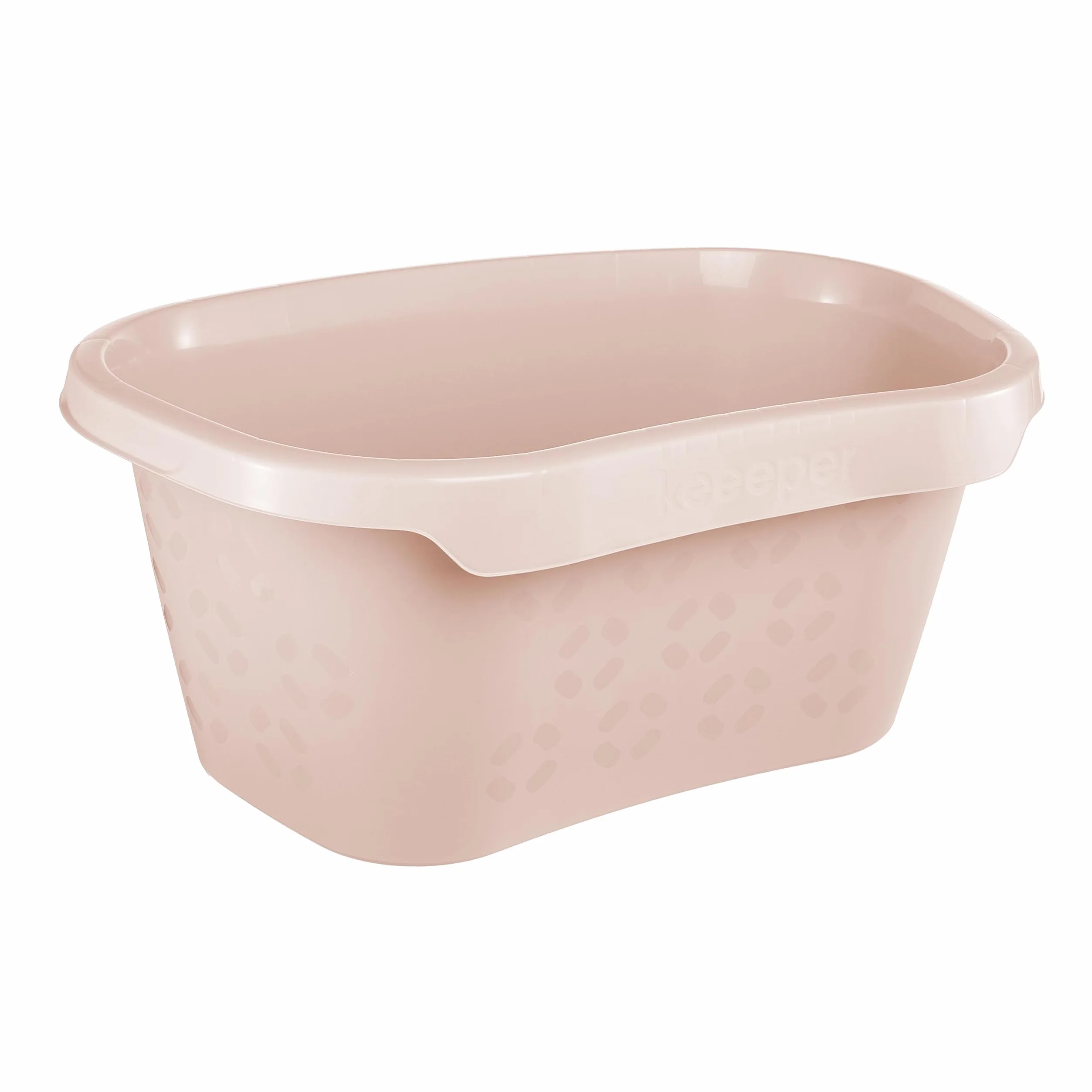 keeeper Wäschekorb mit Hüftstütze, 30,5 l, Tilda, Nordic Pink