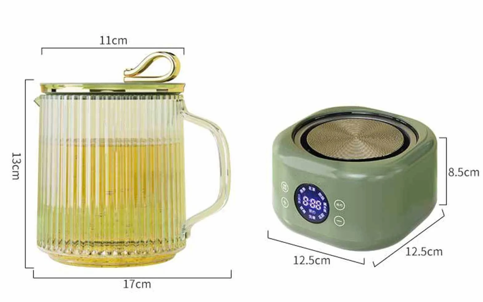 Czajnik elektryczny, szybki czajnik elektryczny i cichy czajnik ze stali nierdzewnej funkcja ogrzewania bez filtra B, 900 ml (B)/B/0,9 litra
