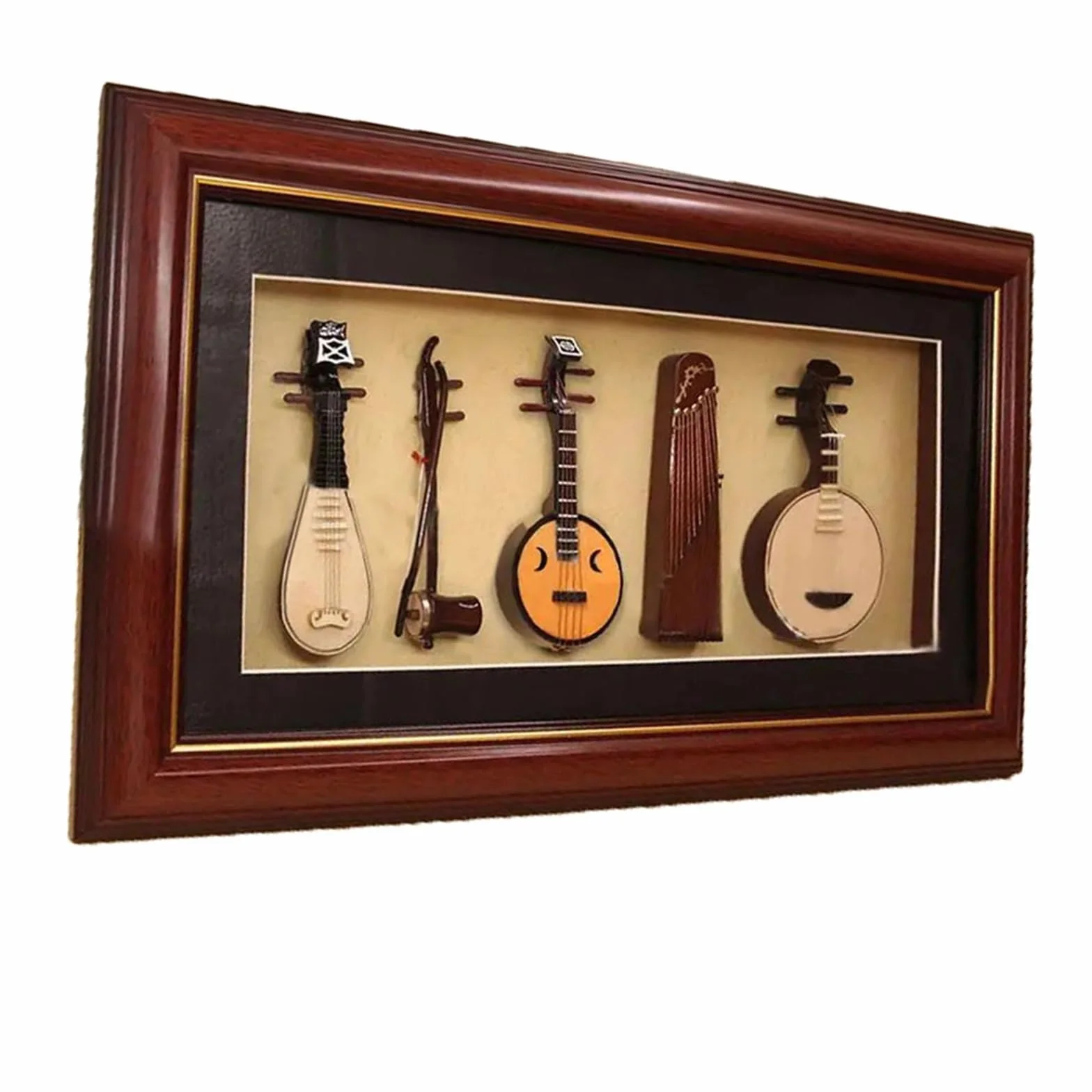 Mini Model Instrumentu Muzycznego Zestaw Pięciu Sztuk Dekoracja Ramki Na Zdjęcia Rekwizyty Fotograficzne Dekoracji instrument mini (Size : 02)