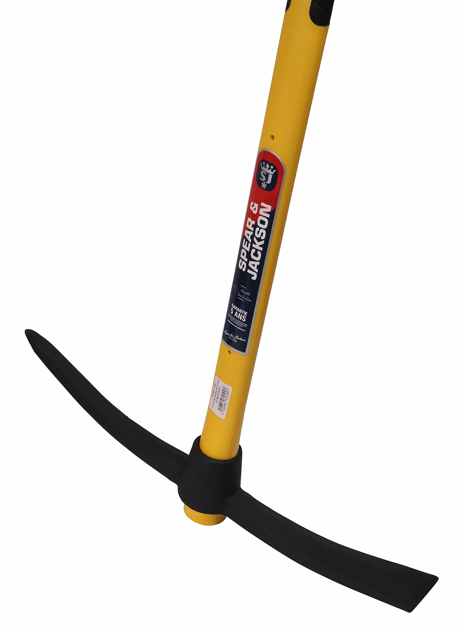 Spear & Jackson 81825 motyka krzyżowa z trzonkiem dzięki 3 materiałom, 2,5 kg