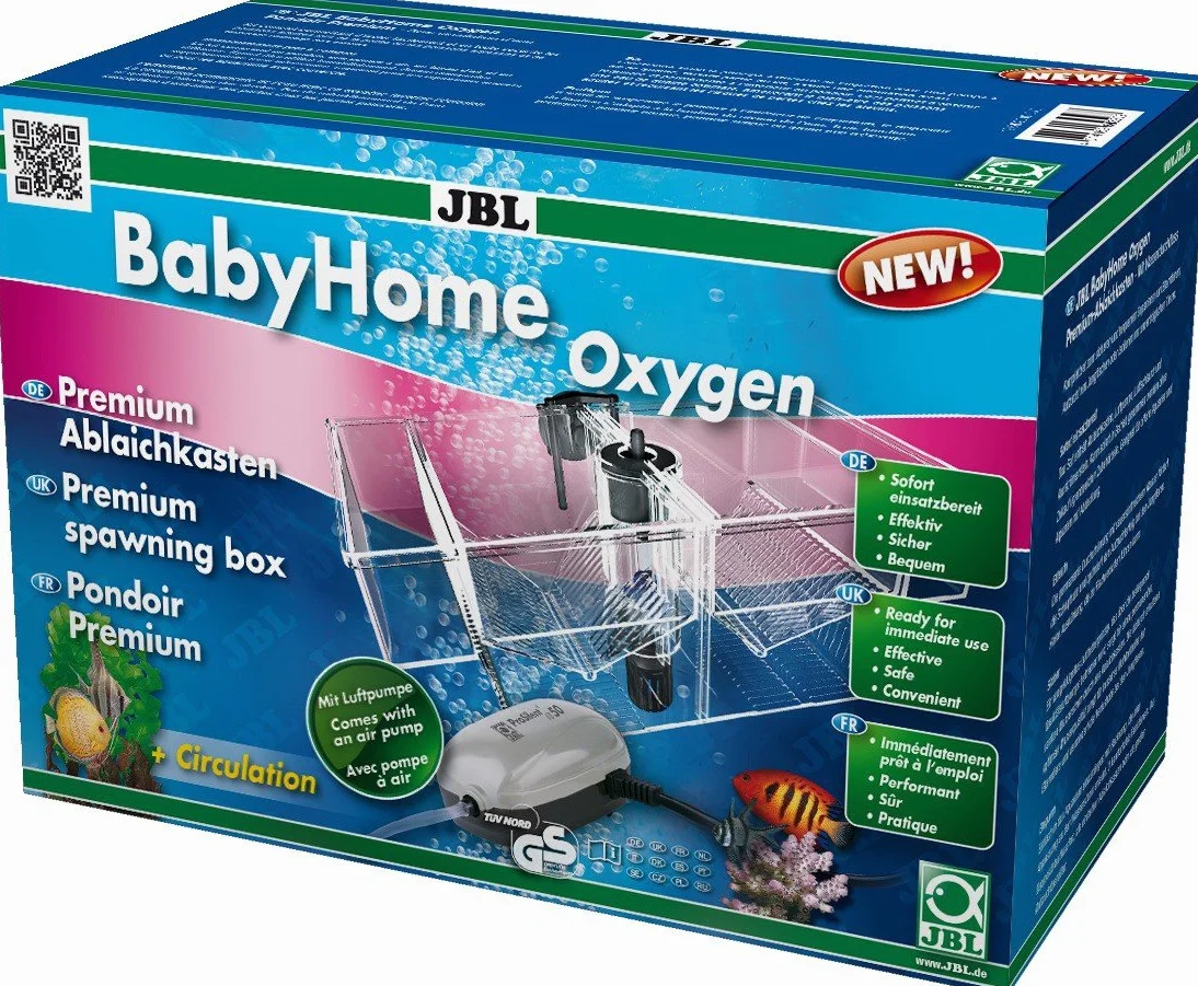 JBL BabyHome Oxygen 6432000, półka klasy premium, kompletny zestaw z pompką powietrza