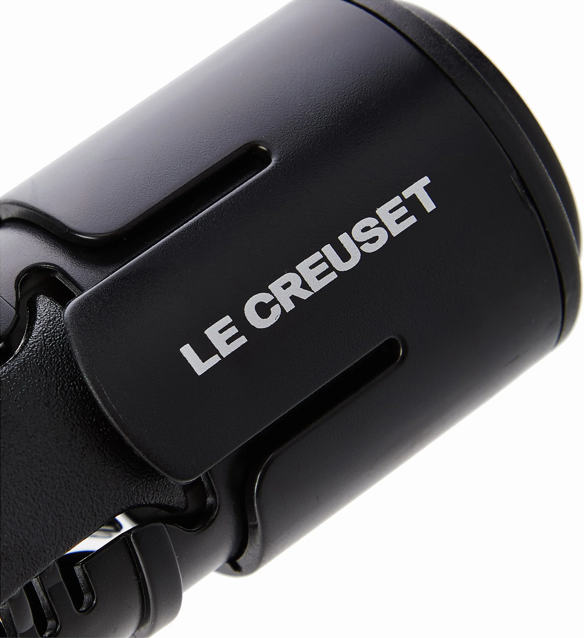 Le Creuset Otwieracz do butelek, szczelny korek do szampana i wina musującego, ochrona przed wyciekami, średni, model SW106, czarny, 59140010007001
