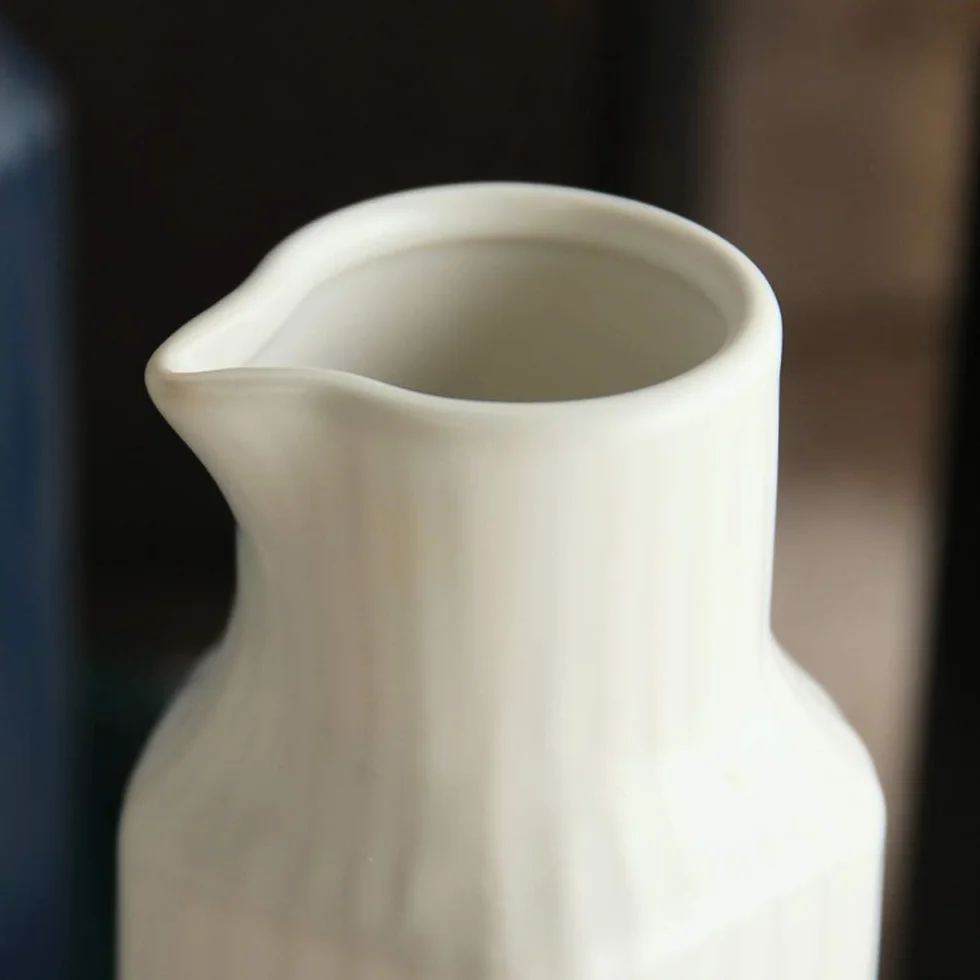 Ceramiczny dozownik oleju 300 ml, butelka oleju bez kapania, dozownik oliwy z oliwek, pojemnik na przyprawy z pokrywką