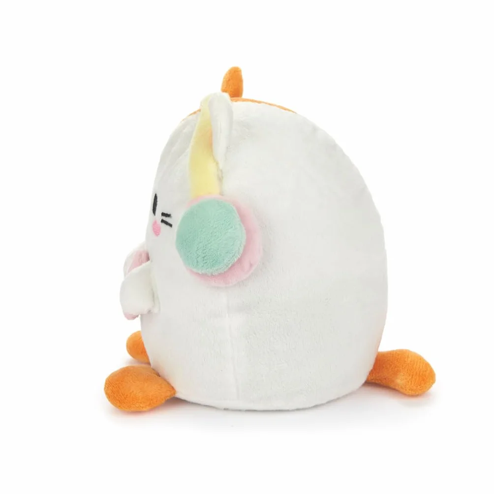 Balvi Kawaii Melody podpórki do książek biały kot ze słuchawkami poliester