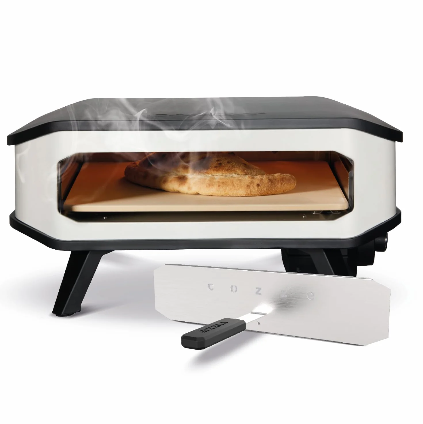 Cozze Elektryczny Piec do Pizzy, Czarny/Srebrny, 17 "