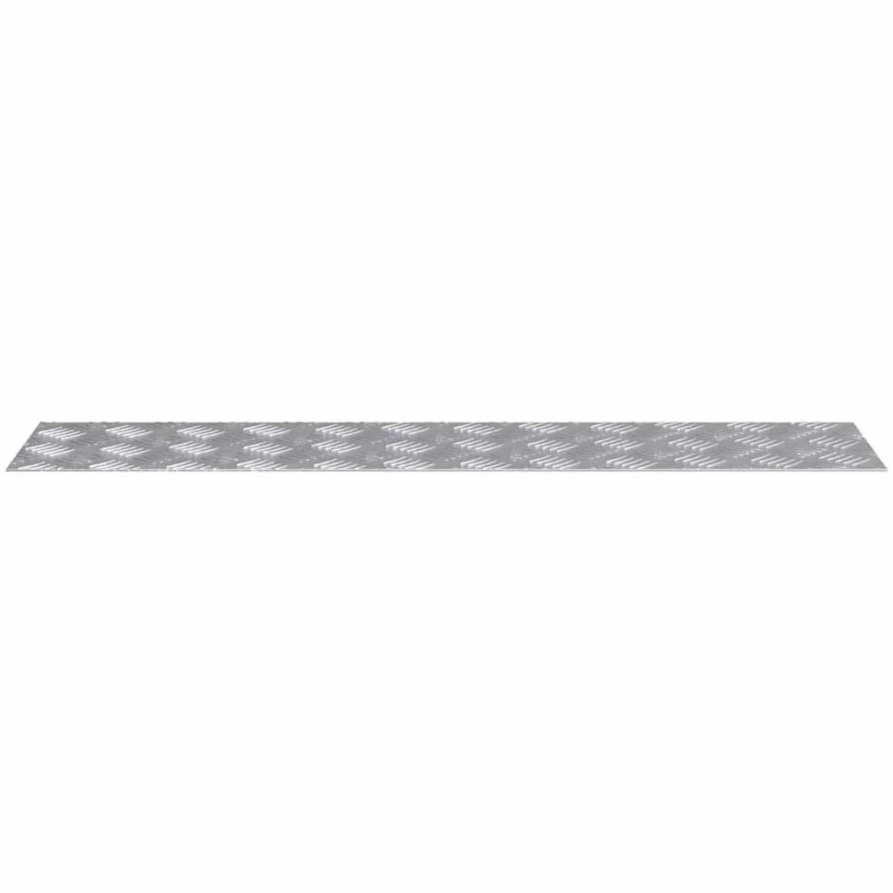 Hothingwell Stopień schodów aluminiowych 90x20 cm 4 sztuki srebrny | Antypoślizgowy wzór w kratkę, do użytku na zewnątrz, łatwa pielęgnacja, nowoczesny design