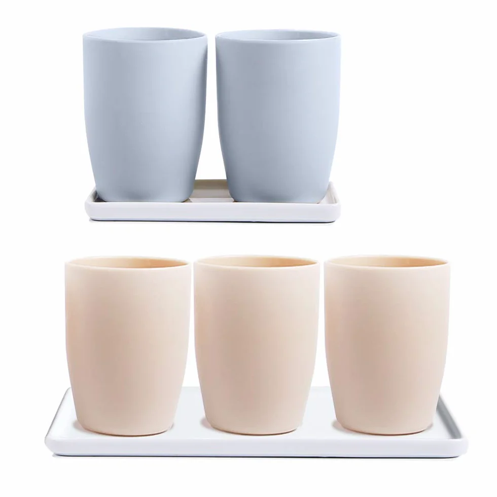 Ceramic Vanity Tray Small Rectangle, Bathtub Tray Bathroom Organizer, Cosmetics Holder for Tissue Candle Towel Plant Jewelry Ring Dish Dresser Perfume Shampoo-White(1 Pc)(Large)