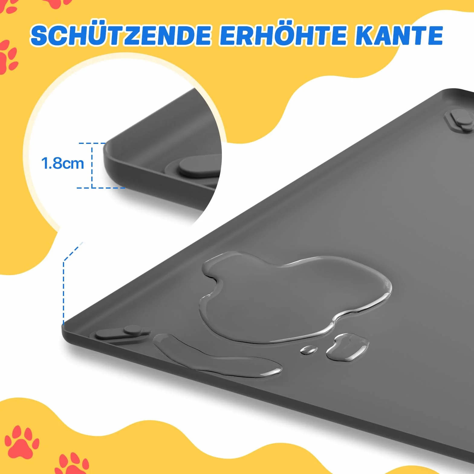 Zestaw 40 Sztuk Podkładek dla Psów (Wraz Z Silikonowymi Wkładami), Antypoślizgowe Podkładki Treningowe o Wymiarach 62×62 cm, 5-Warstwowa Ochrona Przed Wyciekaniem, Wysoka Chłonność, Szybkoschnące