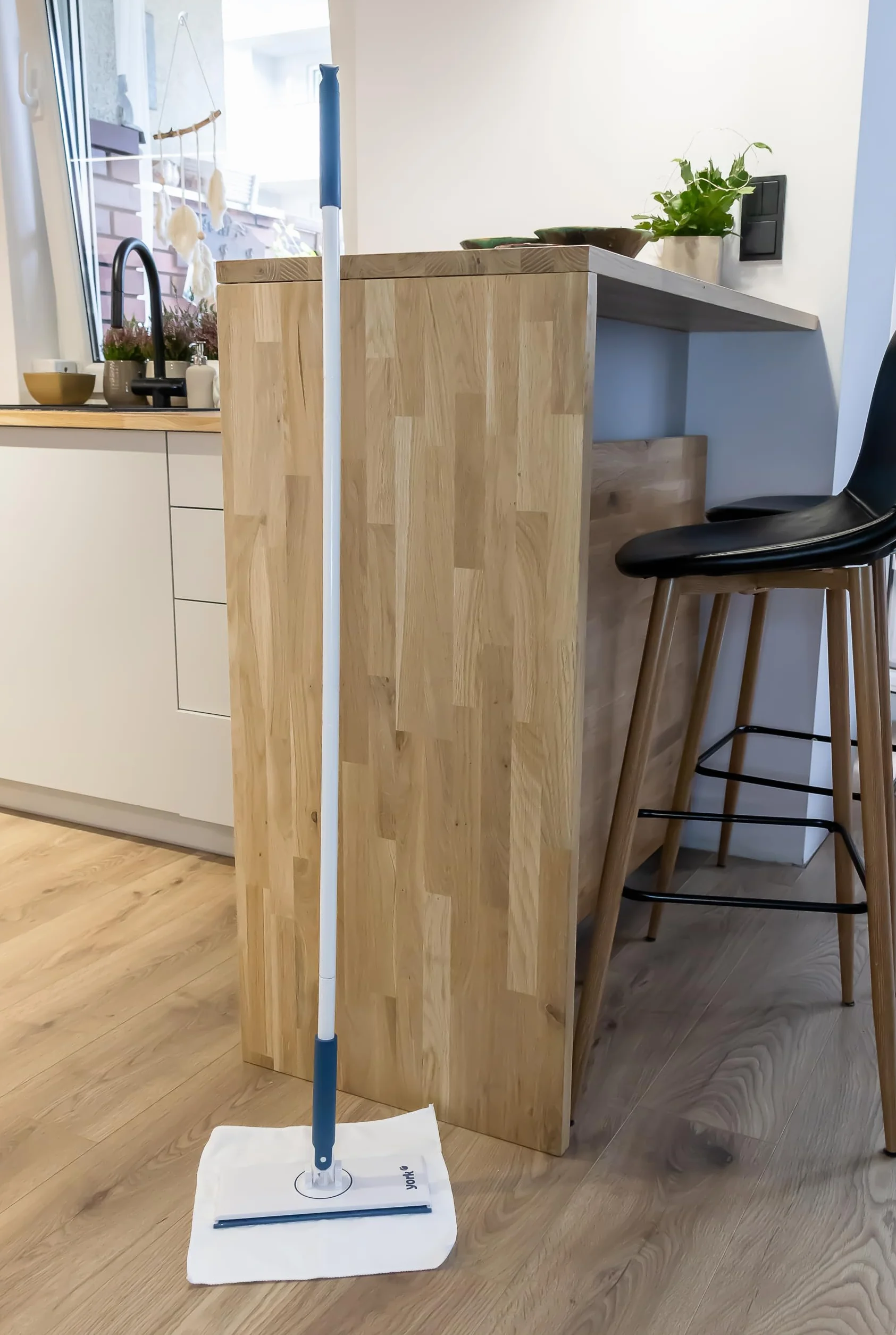 York Snappy mop do podłogi ze ściereczką z mikrofibry 360 przegub obrotowy mop płaski mop czyszczenie czyszczenie
