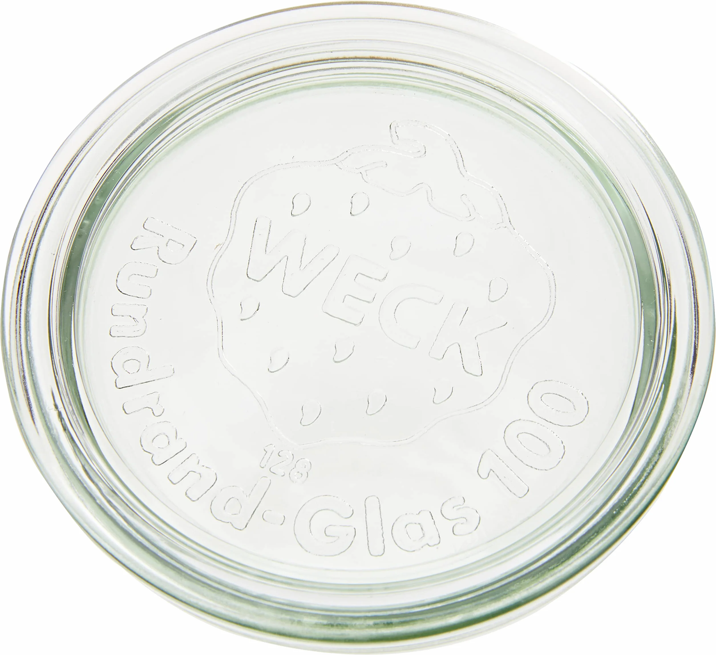 Weck - Szklanki do lipanów, okrągłe krawędzie, szkło, przezroczyste, 1050 ml, 6 sztuk