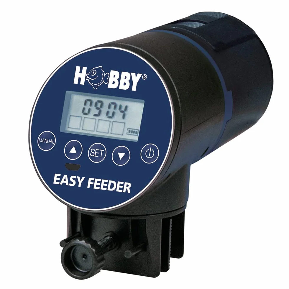 Hobby 10810 Easy Feeder programowalny automat do karmy do akwariów niebiesko-czarny