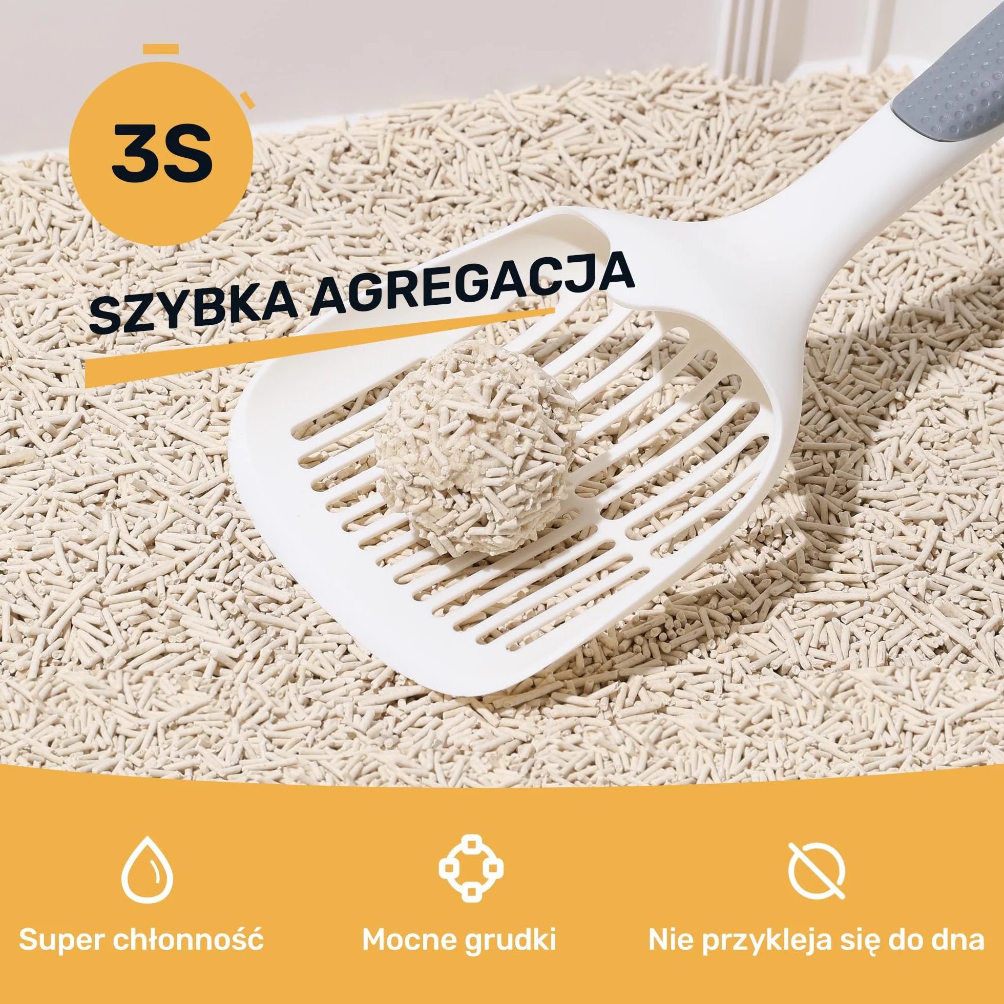 FUKUMARU Tofu żwirek dla kotów, 10,8 kg, mieszany pellet kukurydziany, bezpyłowy i lekko grudkowaty, kontrola zapachu, nadaje się do mycia w zmywarce, niewielkie pozostałości