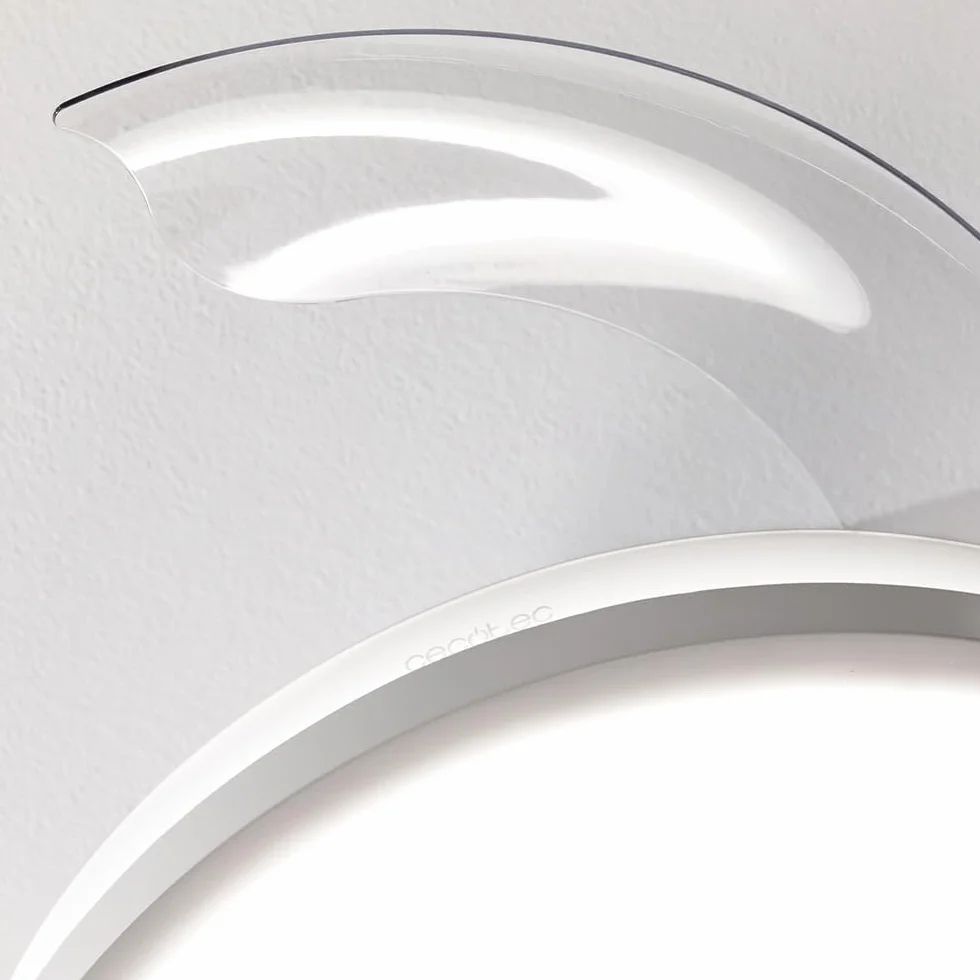 Cecotec Wentylator sufitowy ze światłem Energysilence Aero 4300 Invisible White. 35 W, 6 prędkości. Chowane łopatki. Pilot zdalnego sterowania. Timer. Wbudowane światło LED, regulowana intensywność