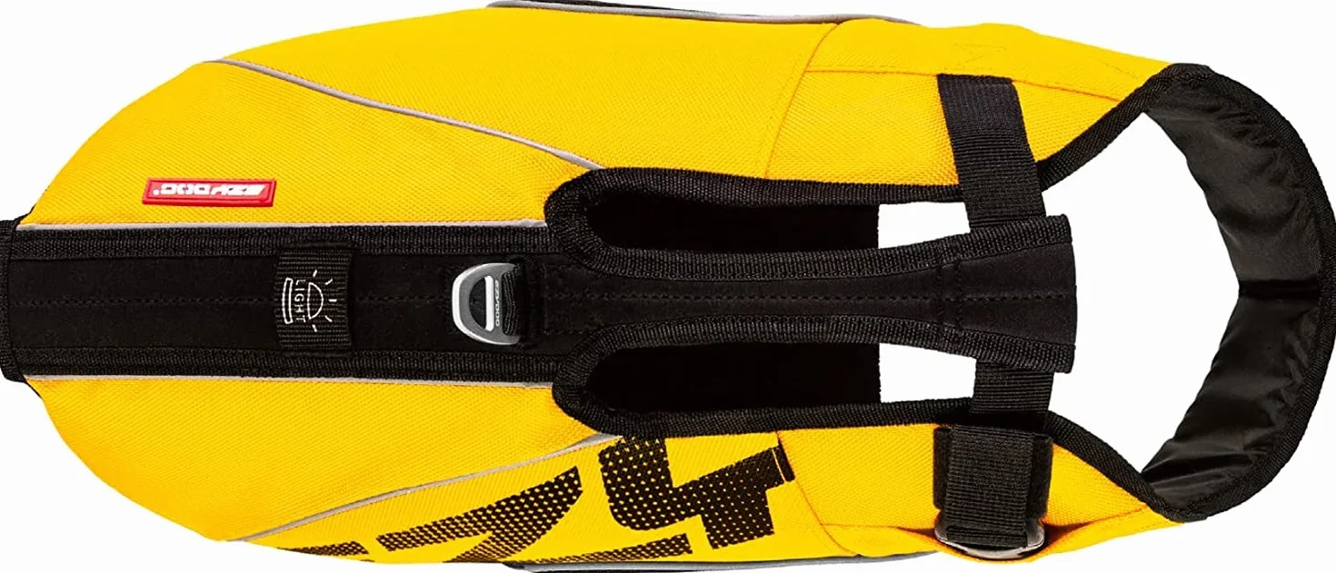 EZYDOG X2 Boost kamizelka ratunkowa dla psa, deska do wiosłowania, duża żółta