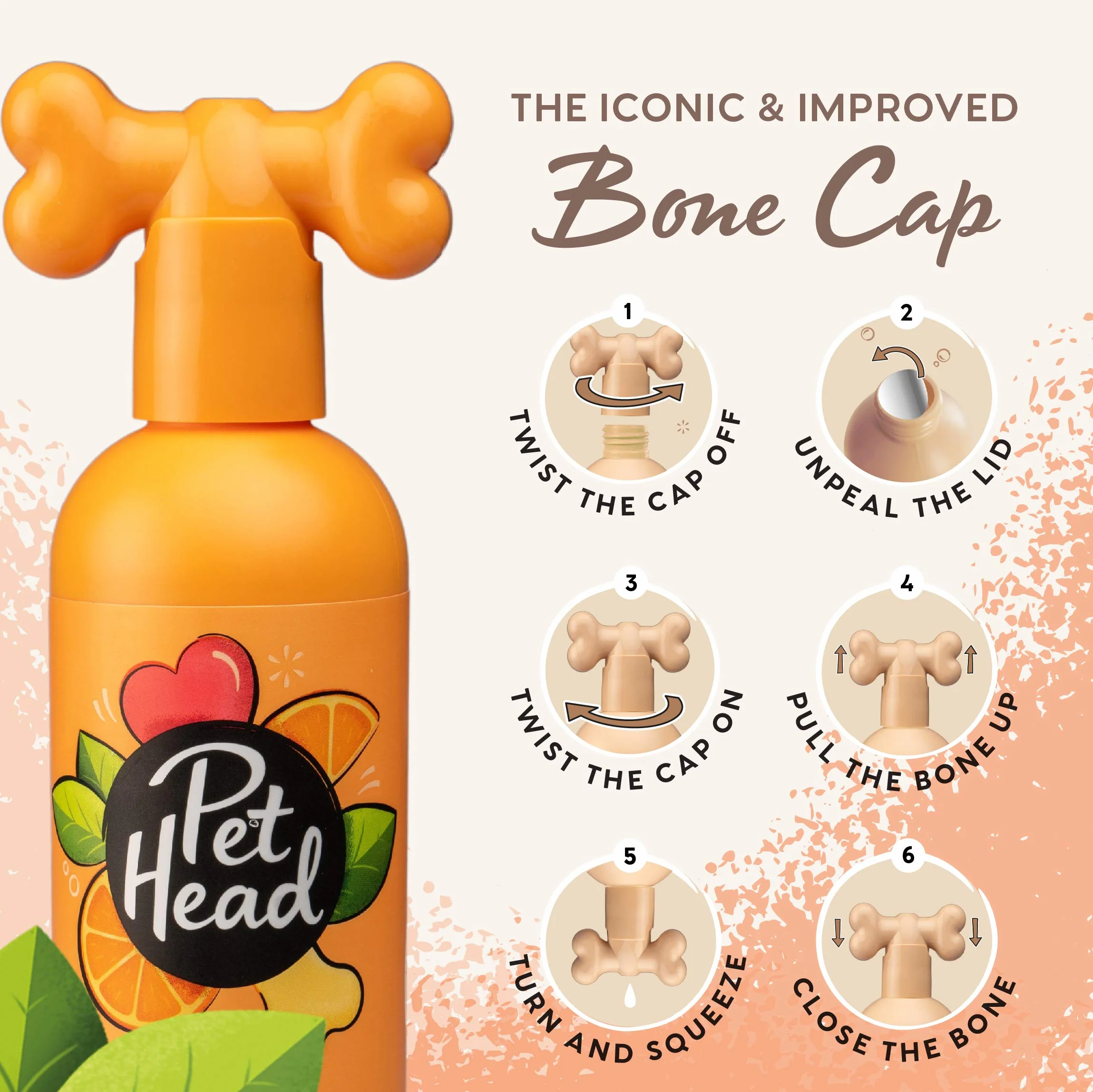 Pet Head Dog Shampoo Ditch The Dirt Odour Neutralising Deep Cleans Removes Odours Orange