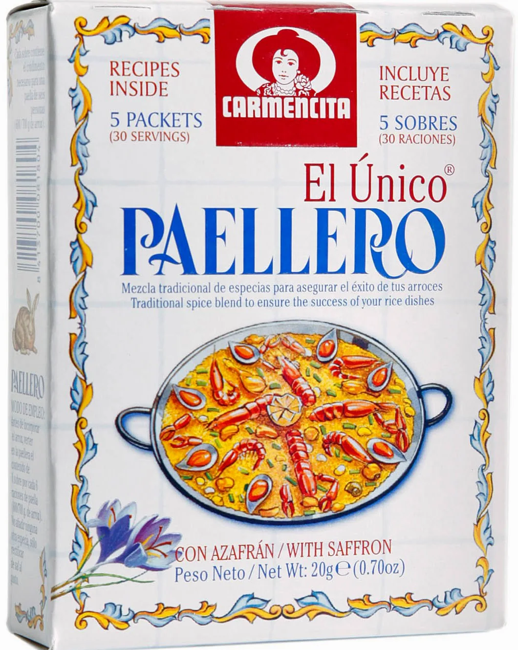 Oryginalna hiszpańska mieszanka przypraw Paella