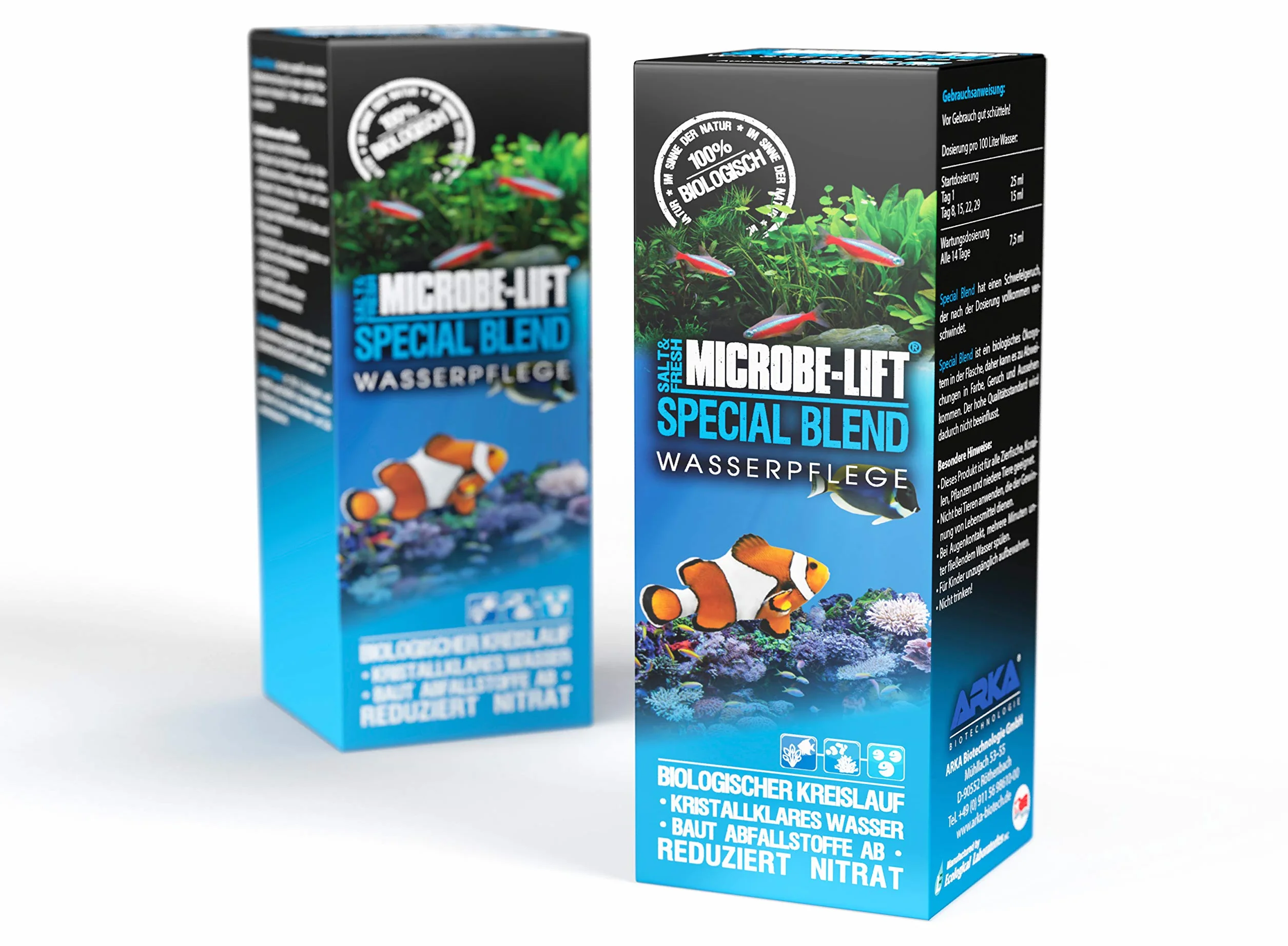 MICROBE-LIFT Special Blend wysoce aktywne bakterie do akwarium wody słodkiej i morskiej dwupak 2 x 473 ml