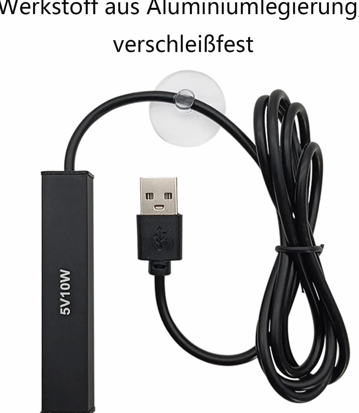 GERUI Nano Akwarium 10 Litrów Grzałka Ogrzewanie 200l USB