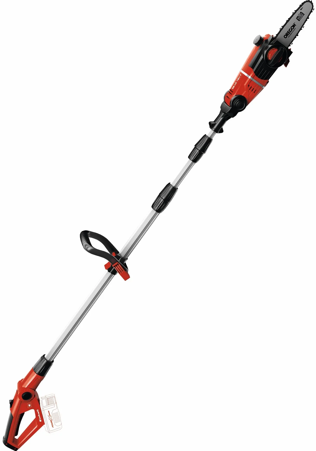 Einhell Ge-Lc 18 Li T Solo Piła Teleskopowa, Czarny/Czerwony, 88-184 cm