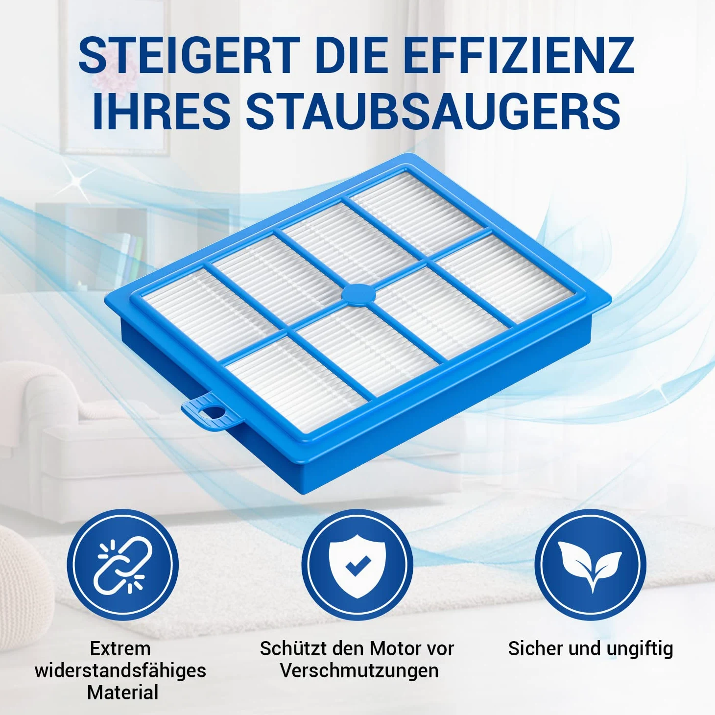 Zestaw 2 filtrów wymiennych wkładu filtra wydechowego do Еlectrolux 900167768/2 EFS1W filtr lamelarny Hepa13 Hepa 13 filtr wymienny filtr do odkurzacza filtr zapachowy filtr wydechowy