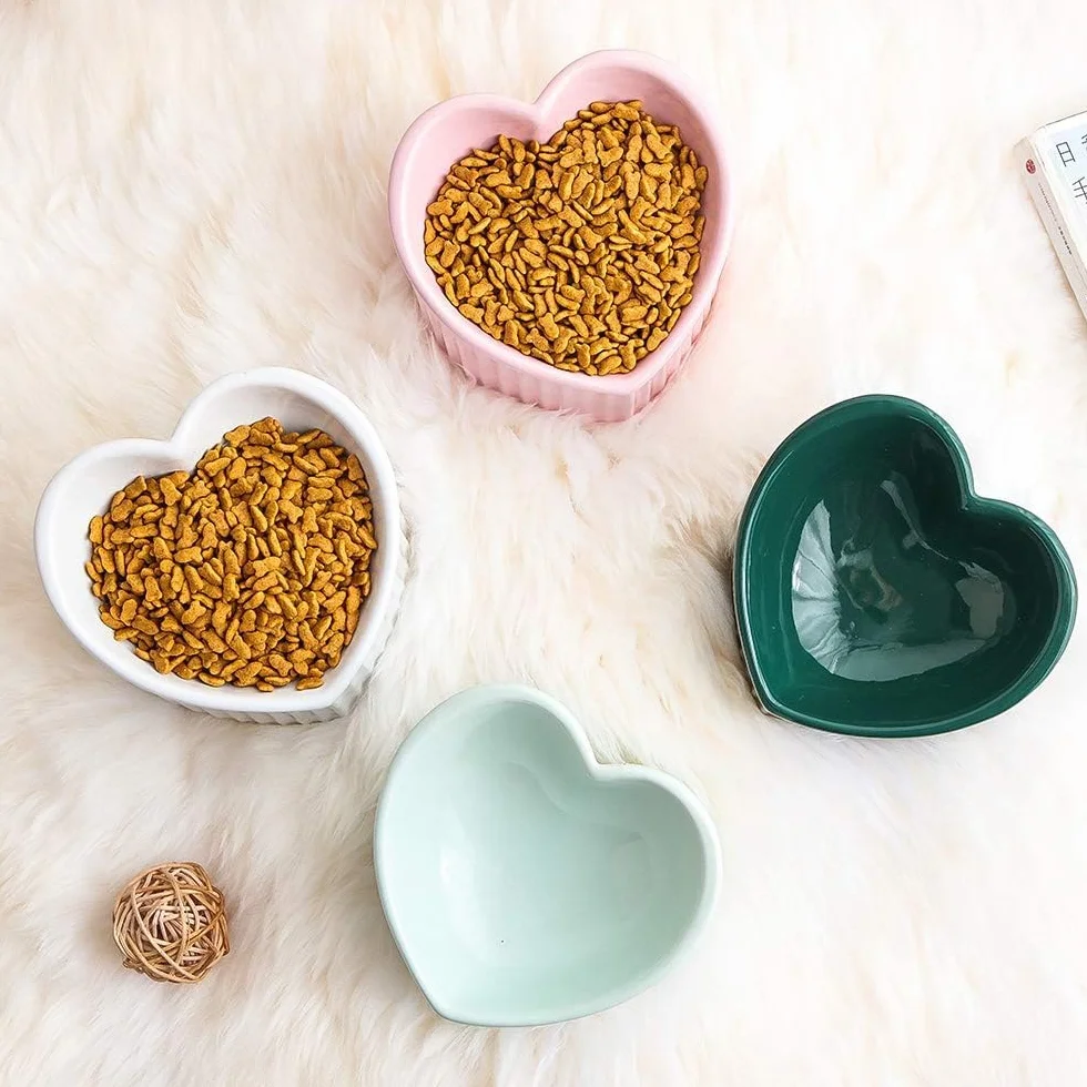 Podwyższona i pochylona ceramiczna miska dla kota, wysoka miska na karmę dla kota, odporna na wymioty, nadaje się do mycia w zmywarce i mikrofalówki, 180 g