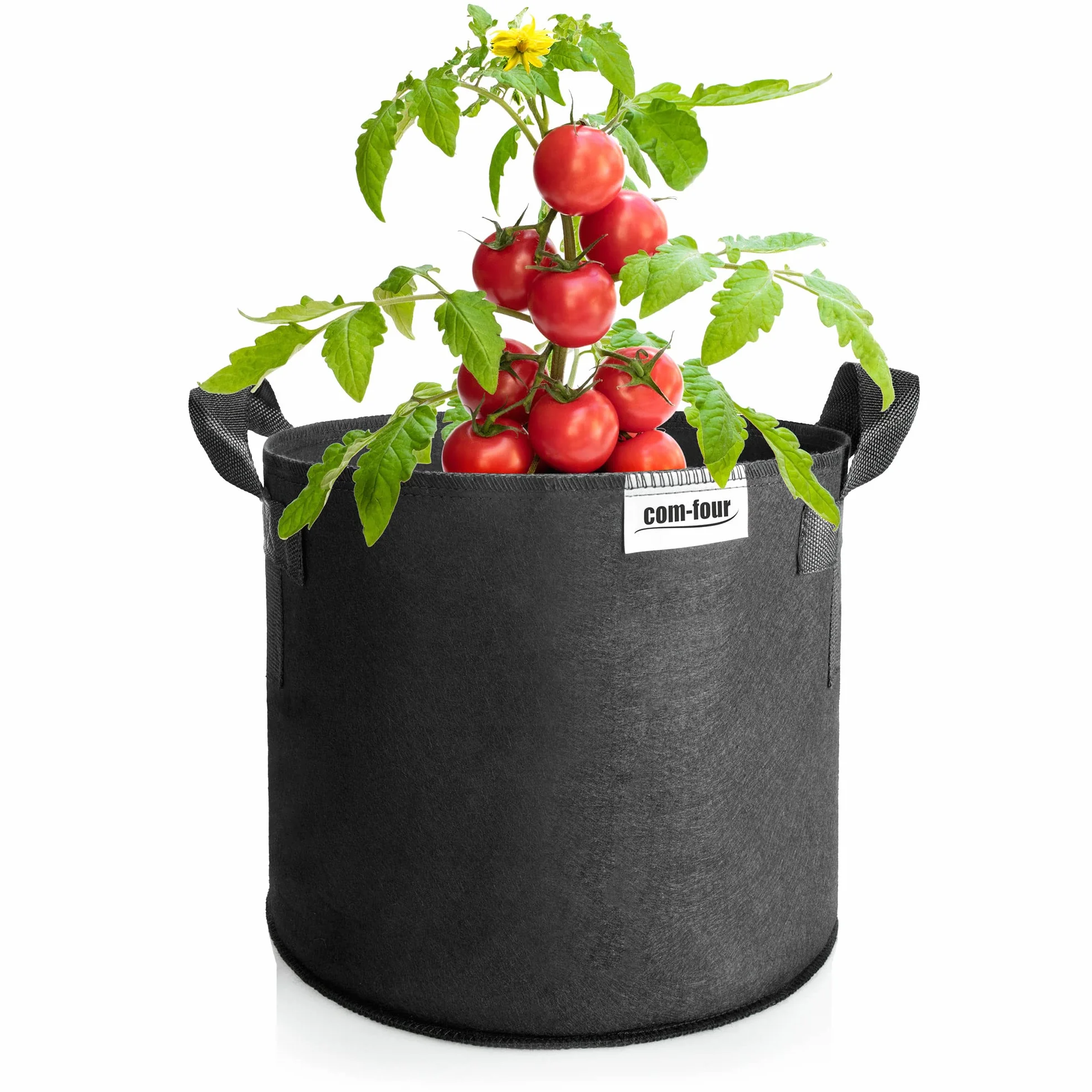 COM-FOUR® 5x worek na ziemniaki 30 L - pojemniki z uchwytami na pomidory - torba na rosliny - doniczka na sadzonki pomidorów - worek do ochrony roslin (30L - 5 sztuk)