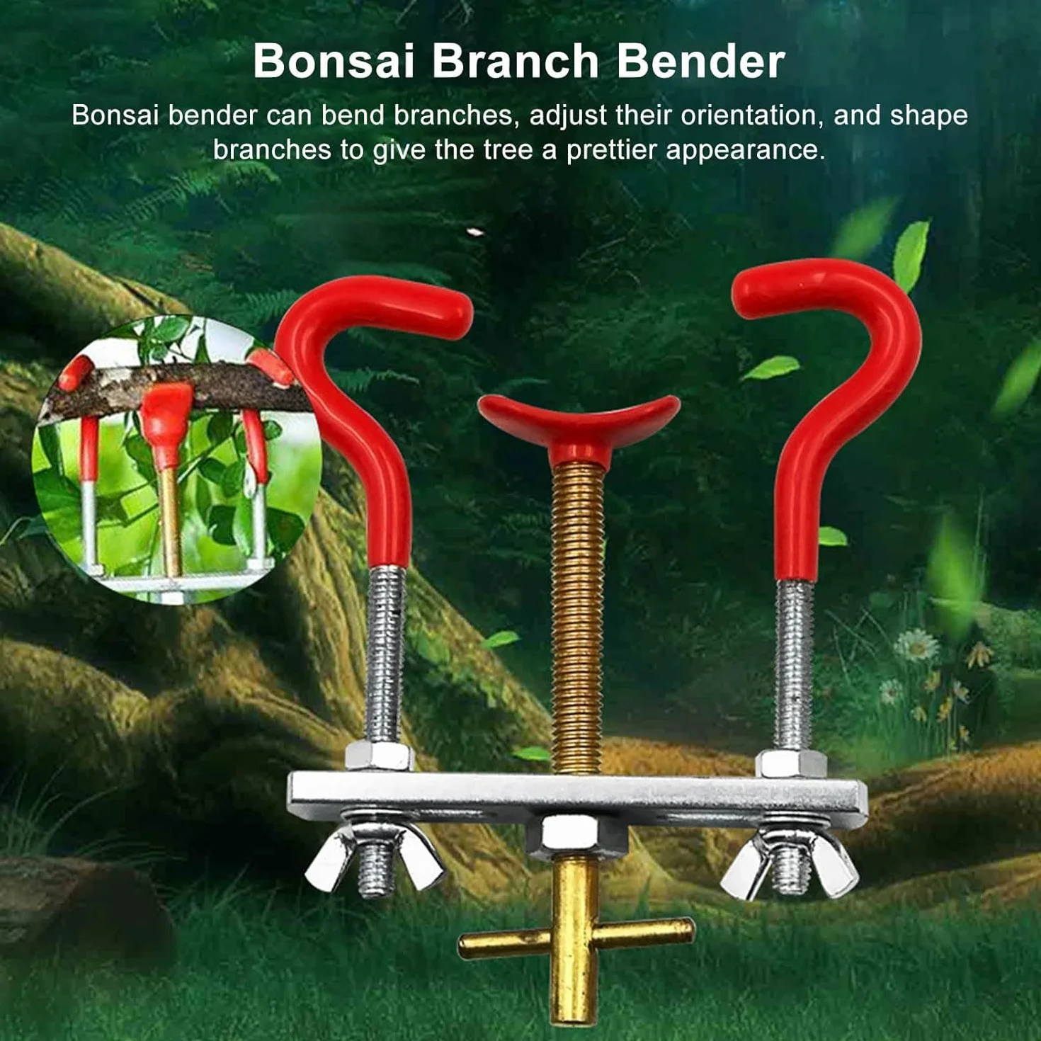 Bonsai Branch Bender Bonsai Twig Trunk Adjuster Branch Modulator Trunk Adjuster Pruner Ogrodnictwo Narzędzie do gięcia drzew Gałęzi Stal Węglowa