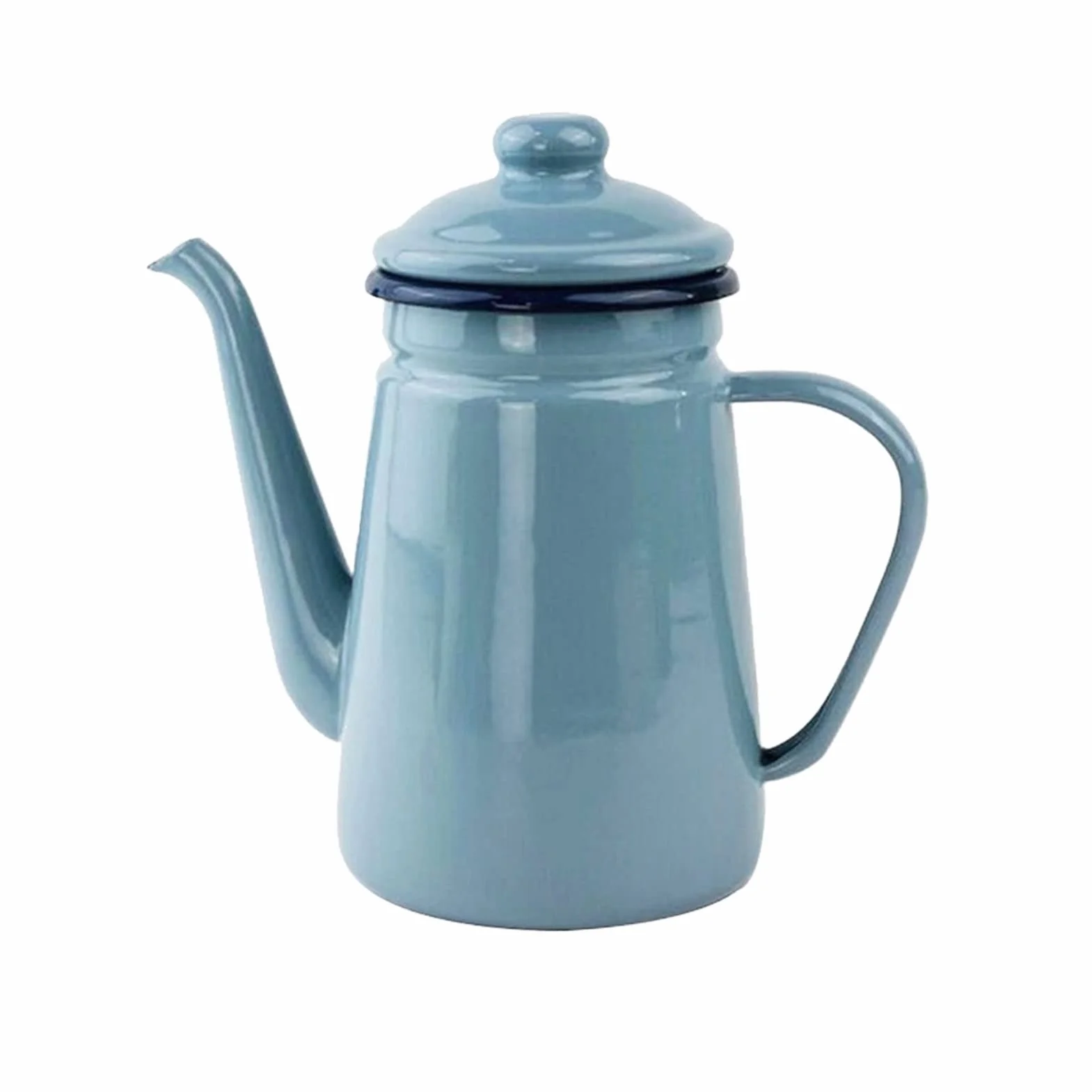 Czajnik 100 0ml Emalia czajniczka vintage luźna liść czajniczka kawa garnek Gakenak herbaty do czarnej herbaty, zielona herbata, kawa Czajnik